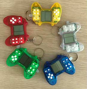 ミニビデオゲームマシンコントローラー新しいキーチェーン電子パズルゲームハンドルスタッキングブロックプラスチック材料 - Product Image 3