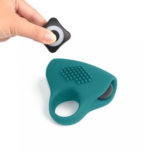 Cincin Penis Getar Vibrator untuk Pasangan Mainan Seks Dewasa untuk Pasangan Cincin Penis Silikon untuk Ereksi Pria - Product Image 1