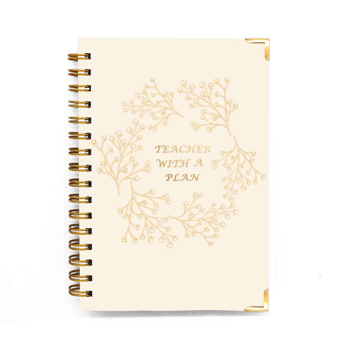 Однотонные спиральные блокноты для студентов, индивидуальный планер, журнал, записная книжка, записная книжка