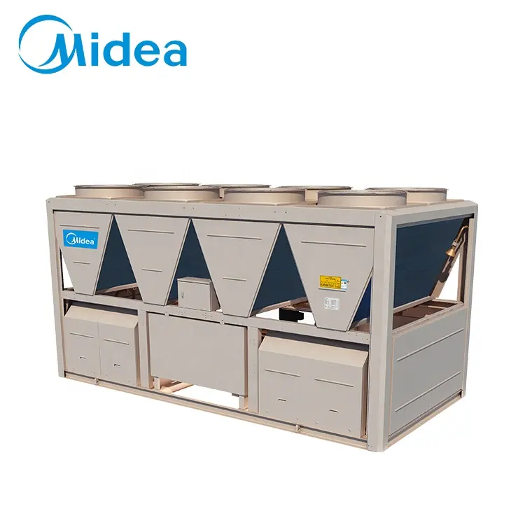 Midea Wide operation range 460V 935kw Cooling only scroll type water cooled water chillers industrial water chiller price