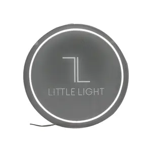 Letras acrílicas LED de alta qualidade para publicidade comercial ao ar livre com 800 mm de diâmetro iluminam