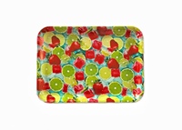 Plateau de service moderne pour table Decorativas Bandejas De Plastico Plateau Service Plateaux de service en plastique bon marché en vrac pour aliments
