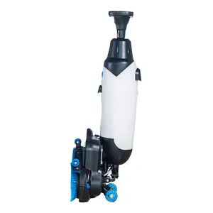 KUER Electric Mini Automatic Floor Scrubber Dryer And Cleaner With PLC Gearbox For Hotels Farms Cold Water Burnishing Machine