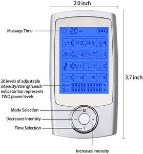 Kleine Schmerz linderung für die Rückens ch ulter Handheld-Elektro therapie gerät TENS Elektronisches Puls massage gerät für die Elektro therapie Schmerzt herapie - Product Image 2