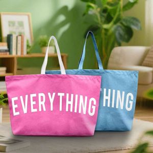 Custom Logo Screen Printed Eco-Friendly <b>Canvas</b> Tote Bags-Large Capacity Fashion Style Personalized for Promotional Gift Use - Product Image 3