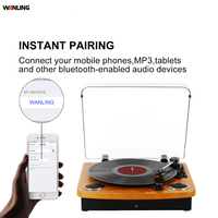 Écolier hifi Vintage classique, plateau tournant multifonctionnel rétro juke boîte, gramophone