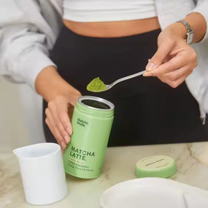 Boîtes en <span class=keywords><strong>métal</strong></span> personnalisées imprimées pour poudre de matcha, thé et café, de qualité alimentaire, avec couvercle hermétique - Product Image 3