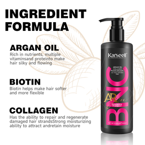 Champú mágico para el cuidado diario Karseell BNC aceite de argán refrescante suave y esponjoso champú para el cabello 500ML - Product Image 5