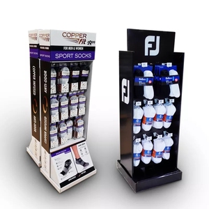 Sinh thái thân thiện có thể gập lại tông quần áo Rack hiển thị cho T-Shirts và vớ 4-Tier tùy chỉnh mua bin - Product Image 4