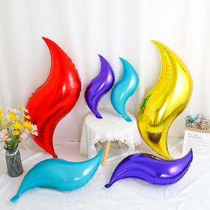 Toptan alüminyum filmi <span class=keywords><strong>Mylar</strong></span> balonlar Globos 18 inç 24 inç 36 inç S helyum kuyruk özel balık şekilli folyo balonlar alev topu - Product Image 2