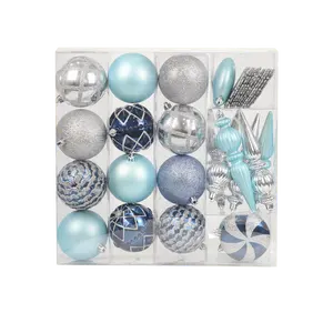  40 Pack Christmas Ornaments Balls,Clear Fillable Ornaments  Balls,Transparent Plastic Craft Ornament Ball with 3 Size for Home  Decor,Wedding,Party(50mm,60mm,70mm) : Home & Kitchen