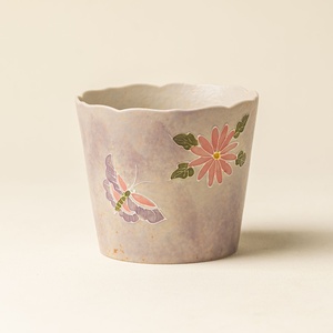 Tasse à thé en céramique peinte à la main motif chrysanthème, tasse à eau, tasse à thé domestique, tasse à café de bureau, tasse à thé portable - Product Image 2