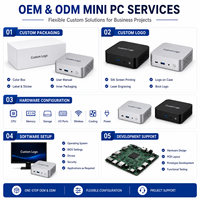 Mini Bilgisayar Intel N100 Dört Çekirdekli 8GB DDR4 128GB SSD WiFi 6 Gigabit LAN Windows 11 Düşük Güç Tüketimi 7x24 Toptan Tedarikçi