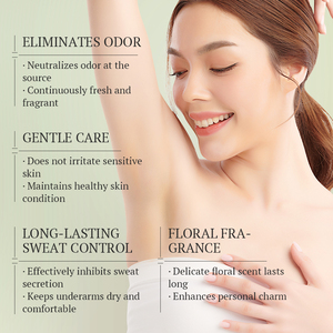 KORMESIC 50ml <span class=keywords><strong>Deodorante</strong></span> Roll-on per <span class=keywords><strong>Donna</strong></span> con Etichetta Privata, Fragranza Floreale e Fruttata, Biologico e Naturale - Product Image 2