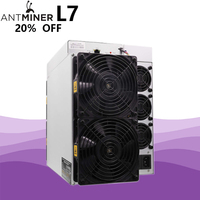Bitmain Antminer L7 Miner 9500M 9050M ASIC Scrypt Équipement de Minage pour Litecoin Dogecoin Solution de Ferme Minier de Cryptomonnaies