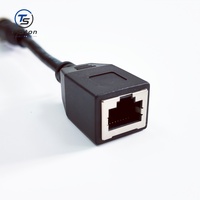 Connecteur M12 4 broches code D mâle vers connecteur Ethernet femelle RJ45 Câbles de communication Ethernet industriels EtherCAT Profinet CAT6