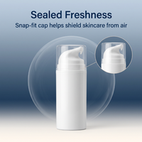 Flacon pompe sans air en PP, distributeur de voyage pour lotion, crème solaire, crème pour les mains, huile de poisson émulsionnée, soins de la peau – Nouveauté !