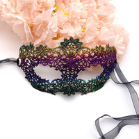 Masque de mascarade pour femmes, masque en dentelle noire pour bal masqué, fête d'Halloween