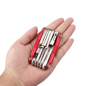 Outil pliable multifonctionnel Yueli 11 en 1 en acier pour réparation de vélo de montagne - Product Image 5
