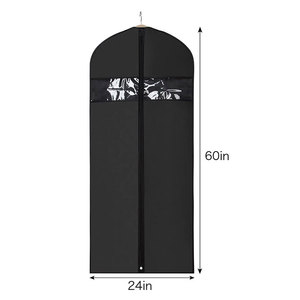 Sac à vêtements Sac de costume pour le stockage et le voyage 60 pouces, protecteur anti-mites, étude légère, fermeture éclair complète, <span class=keywords><strong>housse</strong></span> de costume lavable - Product Image 2