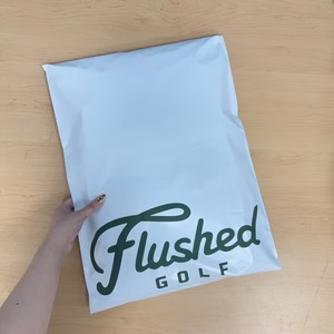 14.5x19inch Custom Logo White Shipping Bag Clothing Packing Garment Sealing Tape Mailer Bags for Small Business - Product Image 2