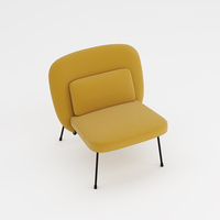 Chaise longue moderne italienne en acier inoxydable pour salon, chaise de détente pour terrasse