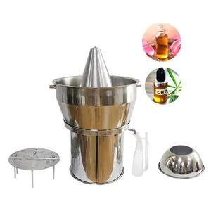 10L essential oil distillation equipment for herb/small home use lemon grass oil extraction machine