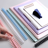Reliure à anneaux en plastique colorée à 30 trous, avec anneaux ouvrables et trous pour bande de reliure, diamètre 12 mm, organisateur de planificateur