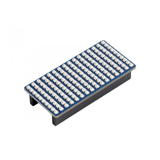 5V 16X10 Full-color RGB LED Matrix Panel Module Breakout HAT for RPI Raspberry Pi Pico RP2040 Board Accessories