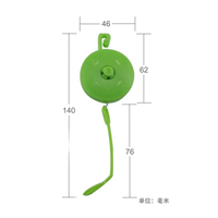 Crochets de support pour plantes en PP moderne, réglables et personnalisables, type Yoyo, avec butée, pour la culture des plantes, fournitures de jardin