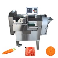Zware professionele groentesnijmachine van roestvrij staal, verstelbaar voor aardappel, ui, wortel, hotel, restaurant