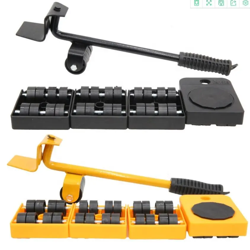Mobilya aletleri Mover planör kaldırıcı Slider rulo lojistik yardımcı aracı seti sistemi ağır ve dayanıklı hareketli Dolly