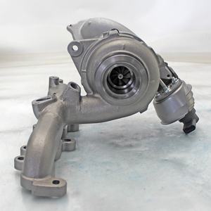 Turbo per <span class=keywords><strong>Volkswagen</strong></span> <span class=keywords><strong>Polo</strong></span> <span class=keywords><strong>1.6</strong></span> TDI CAYC GTC1244VZ 775517-0001 03 l253016t con sensore attuatore elettrico - Product Image 4