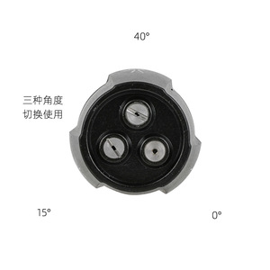 Buse haute pression HANGGAO 75 mm 36 mm en alliage de zinc noir pour lave-auto et nettoyeur, tête de pulvérisation multi-angles - Product Image 2