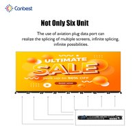 Écran LED pliable Canbest Cj PRO P1.2 P1.5 P1.8 P2.5 GOB, support d'affichage HD, écran totem