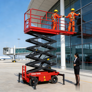 Plataforma de Trabajo Aérea de 11.8m, Micro Elevador de Tijera ZS1012DC-Li, Elevador de Tijera con Ruedas, Gran Venta - Product Image 6