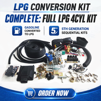 Kit GPL Adatti per Motori a Benzina Come Bi-carburante (Benzina e GPL) per Veicoli a 2, 3 e 4 Ruote, Conformi a Tutte le Normative CE