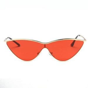 Gafas de Sol Vintage 2019 con Marco Metálico para Mujer, Gafas de Sol de Una Pieza, Gafas de Sol Ojo de Gato - Product Image 3