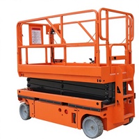 Plateforme élévatrice à ciseaux en acier robuste Lemax LS10 3-14m, capacité de 450 kg, autopropulsée, électrique, hydraulique