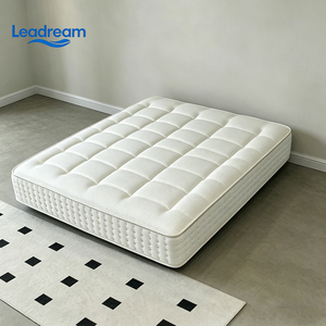 Leadream ที่นอนขนอูฐแบบมีถุงอิสระที่นอนสปริงโครงเตียงขนาดคิงไซส์แบบทันสมัยทำด้วยมือสุดหรู - Product Image 4