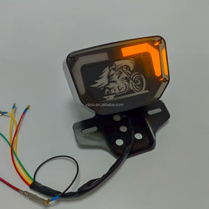 WANOU CG125 CD70 <span class=keywords><strong>CT</strong></span> PH TMX GN Clignotants de moto CG125 Clignotants de moto Indicateur lumineux RGB Smoke Light - Product Image 6