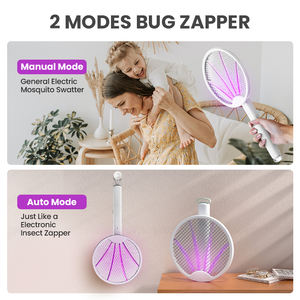 适用于大英2025可充电二合一蚊拍可折叠ABS电动灭虫器，带灭蚊灯 - Product Image 4