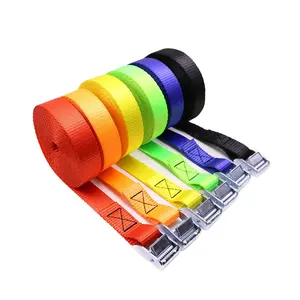 RTS Light Duty 1 "25mm 350kg Aleación de acero Leva Hebilla Amarre Correas de amarre Correa personalizada Logo <span class=keywords><strong>Kayaka</strong></span> Amarre - Product Image 1