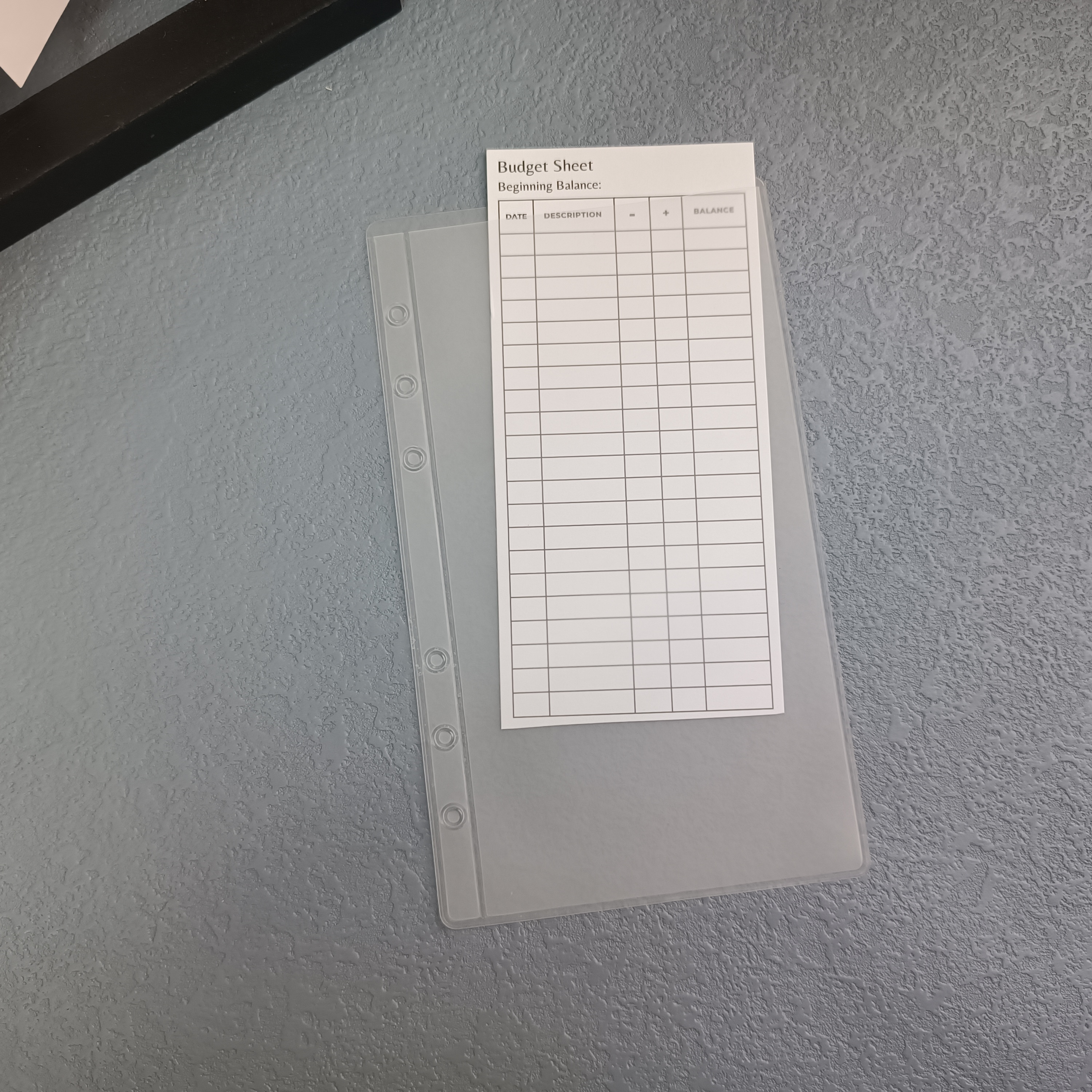 Top Load PVC Envelope