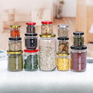 Vente en gros d'usine OEM, personnalisation de pots à yaourt, contenants alimentaires ménagers, pots en verre transparents avec couvercle - Product Image 3