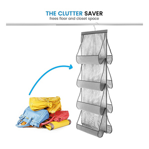 2026 Hanging <b>Purse</b> Organizer for Closet Clear Handbag Organizer for <b>Purses</b> Hanging Handbag Organizer for Wardrobe Closet - Product Image 5