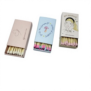 Wholesale Bulk Plain White Safety <strong>Matches</strong> <strong>Boxes</strong> for Wedding Favor Eco-Friendly Custom Embossed Box - Product Image 1
