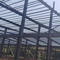 Bâtiment d'atelier préfabriqué en structure métallique, panneaux isolés sur mesure pour usine d'équipements lourds