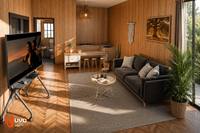 Casas Prefabricadas de Lujo UVO 52, Construcción Modular en Forma de A y Contenedor de Paquete Plano |   Cabaña de Resort y Casa Pequeña, Villa de Lujo para Uso Hotelero