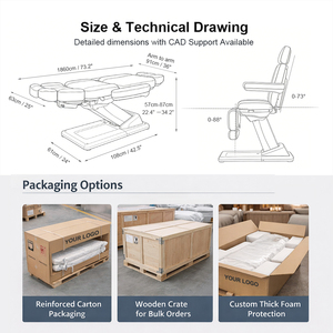 เก้าอี้นวดหน้า ทำเล็บเท้า ยก<span class=keywords><strong>ไฟ</strong></span>ฟ้า <span class=keywords><strong>3</strong></span> มอเตอร์ สีชมพู สำหรับร้านเสริมสวยหรูหราทันสมัย Kangmei พร้อมอุปกรณ์สปา - Product Image 2
